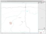 Hooker County, NE <br /> Wall Map <br /> Premium Style 2025 Map