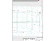 Saline County, NE <br /> Wall Map <br /> Premium Style 2025 Map