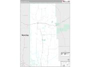 Sioux County, NE <br /> Wall Map <br /> Premium Style 2025 Map