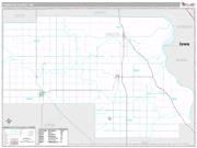 Thurston County, NE <br /> Wall Map <br /> Premium Style 2025 Map