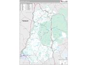 Grafton County, NH <br /> Wall Map <br /> Premium Style 2025 Map