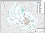Merrimack County, NH <br /> Wall Map <br /> Premium Style 2025 Map