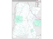 Sullivan County, NH <br /> Wall Map <br /> Premium Style 2025 Map