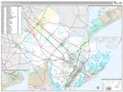 Atlantic County, NJ <br /> Wall Map <br /> Premium Style 2025 Map