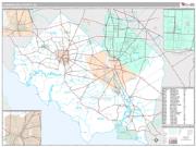 Cumberland County, NJ <br /> Wall Map <br /> Premium Style 2025 Map