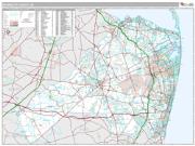 Monmouth County, NJ <br /> Wall Map <br /> Premium Style 2025 Map
