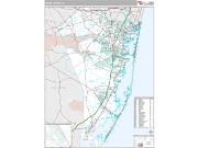 Ocean County, NJ <br /> Wall Map <br /> Premium Style 2025 Map