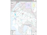 Salem County, NJ <br /> Wall Map <br /> Premium Style 2025 Map