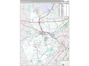 Somerset County, NJ <br /> Wall Map <br /> Premium Style 2025 Map
