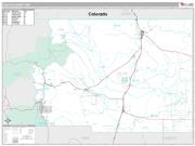Colfax County, NM <br /> Wall Map <br /> Premium Style 2025 Map