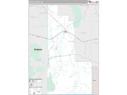 Hidalgo County, NM <br /> Wall Map <br /> Premium Style 2025 Map