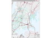 Bronx County, NY <br /> Wall Map <br /> Premium Style 2025 Map