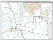 Broome County, NY <br /> Wall Map <br /> Premium Style 2025 Map
