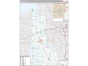 Cayuga County, NY <br /> Wall Map <br /> Premium Style 2025 Map