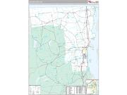 Clinton County, NY <br /> Wall Map <br /> Premium Style 2025 Map