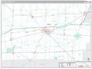 Genesee County, NY <br /> Wall Map <br /> Premium Style 2025 Map