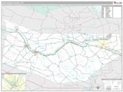 Montgomery County, NY <br /> Wall Map <br /> Premium Style 2025 Map