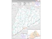 Otsego County, NY <br /> Wall Map <br /> Premium Style 2025 Map