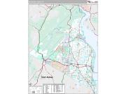 Rockland County, NY <br /> Wall Map <br /> Premium Style 2025 Map