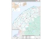 St. Lawrence County, NY <br /> Wall Map <br /> Premium Style 2025 Map