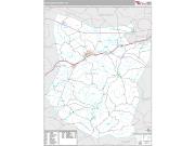 Schoharie County, NY <br /> Wall Map <br /> Premium Style 2025 Map