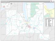 Schuyler County, NY <br /> Wall Map <br /> Premium Style 2025 Map