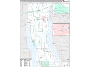 Seneca County, NY <br /> Wall Map <br /> Premium Style 2025 Map