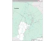 Avery County, NC <br /> Wall Map <br /> Premium Style 2025 Map