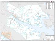 Beaufort County, NC <br /> Wall Map <br /> Premium Style 2025 Map