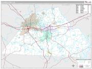 Catawba County, NC <br /> Wall Map <br /> Premium Style 2025 Map