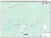 Clay County, NC <br /> Wall Map <br /> Premium Style 2025 Map