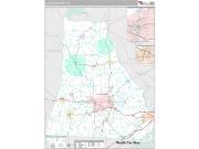 Cleveland County, NC <br /> Wall Map <br /> Premium Style 2025 Map
