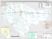 Columbus County, NC <br /> Wall Map <br /> Premium Style 2025 Map