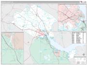 Craven County, NC <br /> Wall Map <br /> Premium Style 2025 Map