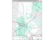 Durham County, NC <br /> Wall Map <br /> Premium Style 2025 Map