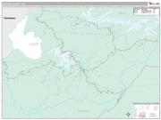 Graham County, NC <br /> Wall Map <br /> Premium Style 2025 Map