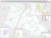 Halifax County, NC <br /> Wall Map <br /> Premium Style 2025 Map