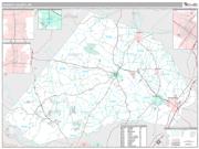 Harnett County, NC <br /> Wall Map <br /> Premium Style 2025 Map