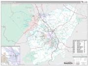 Henderson County, NC <br /> Wall Map <br /> Premium Style 2025 Map