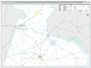 Hertford County, NC <br /> Wall Map <br /> Premium Style 2025 Map