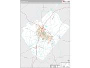 Lee County, NC <br /> Wall Map <br /> Premium Style 2025 Map