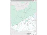 McDowell County, NC <br /> Wall Map <br /> Premium Style 2025 Map
