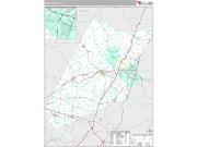 Nash County, NC <br /> Wall Map <br /> Premium Style 2025 Map