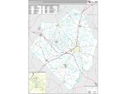 Robeson County, NC <br /> Wall Map <br /> Premium Style 2025 Map