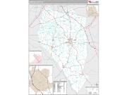 Sampson County, NC <br /> Wall Map <br /> Premium Style 2025 Map