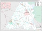 Stanly County, NC <br /> Wall Map <br /> Premium Style 2025 Map