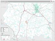 Surry County, NC <br /> Wall Map <br /> Premium Style 2025 Map