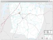 Warren County, NC <br /> Wall Map <br /> Premium Style 2025 Map