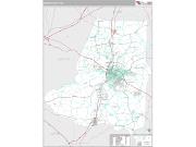 Wayne County, NC <br /> Wall Map <br /> Premium Style 2025 Map