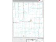 Barnes County, ND <br /> Wall Map <br /> Premium Style 2025 Map